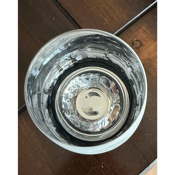 Halloween Spooky Night Tea Light Holders Stemless Wine Glasses Bats Forest - Picture 7 of 7